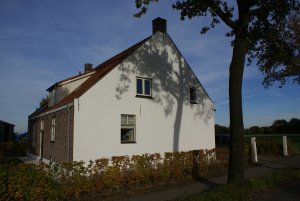 Gestucte buitengevel